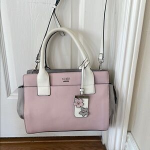 GUESS Pink and White Women's Bag